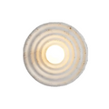 Wabi-sabi round resin wall light by BROKLEN