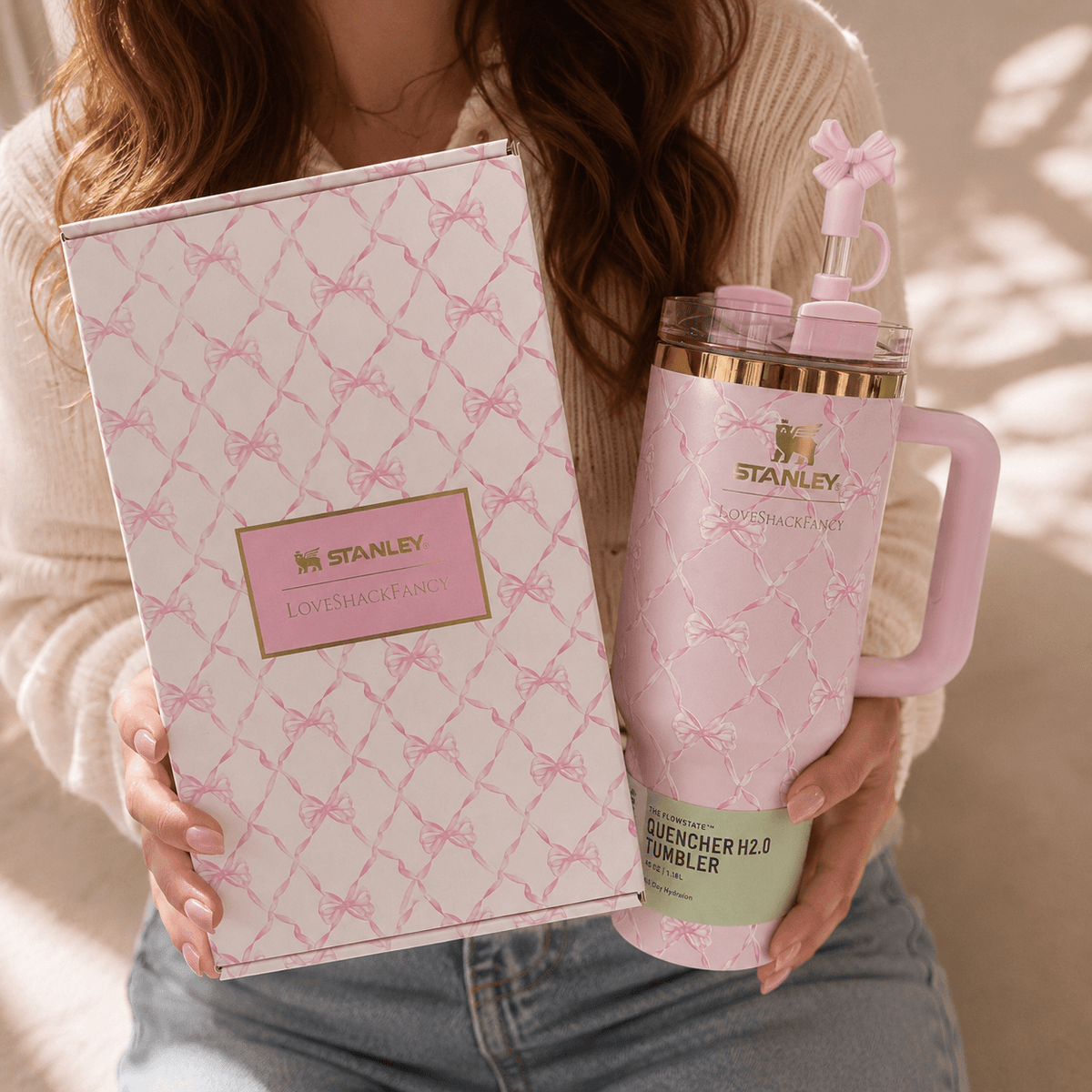 Pink Bow 40oz Tumbler Gift Set - view 5