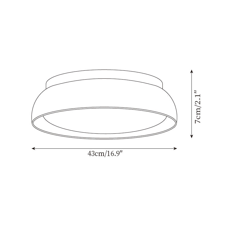 Travertine LED ceiling light – Japandi flush mount by BROKLEN – view 10