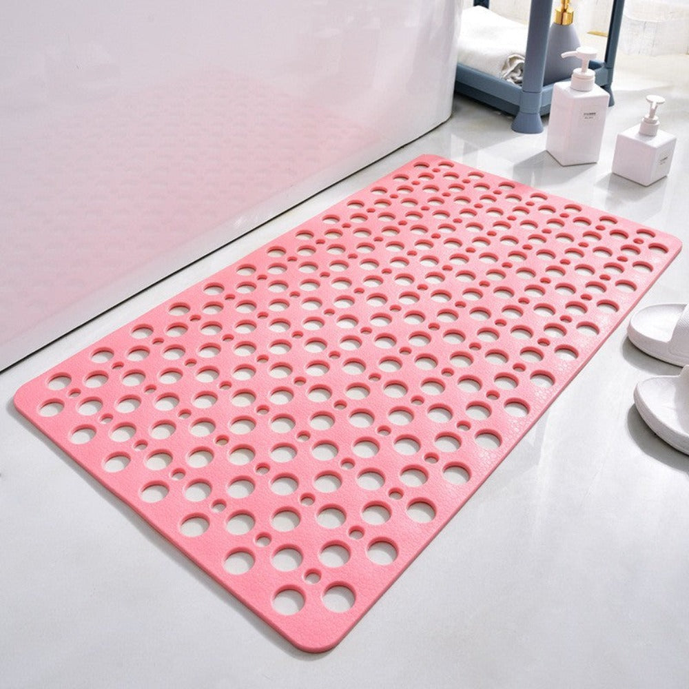 Non-slip PVC shower mat with suction cups and drainage holes by BROKLEN – view 9