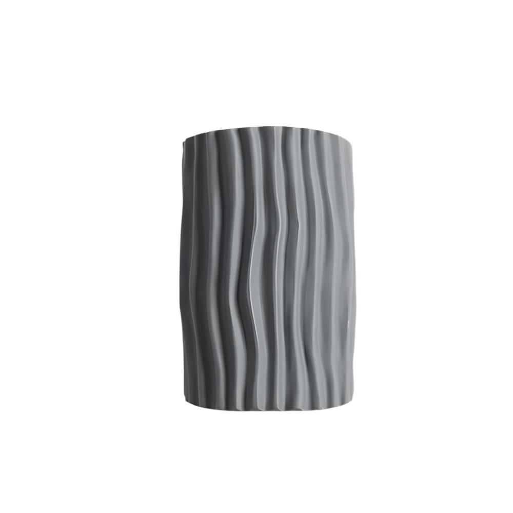 Japandi resin wall light with organic lines by BROKLEN – view 16