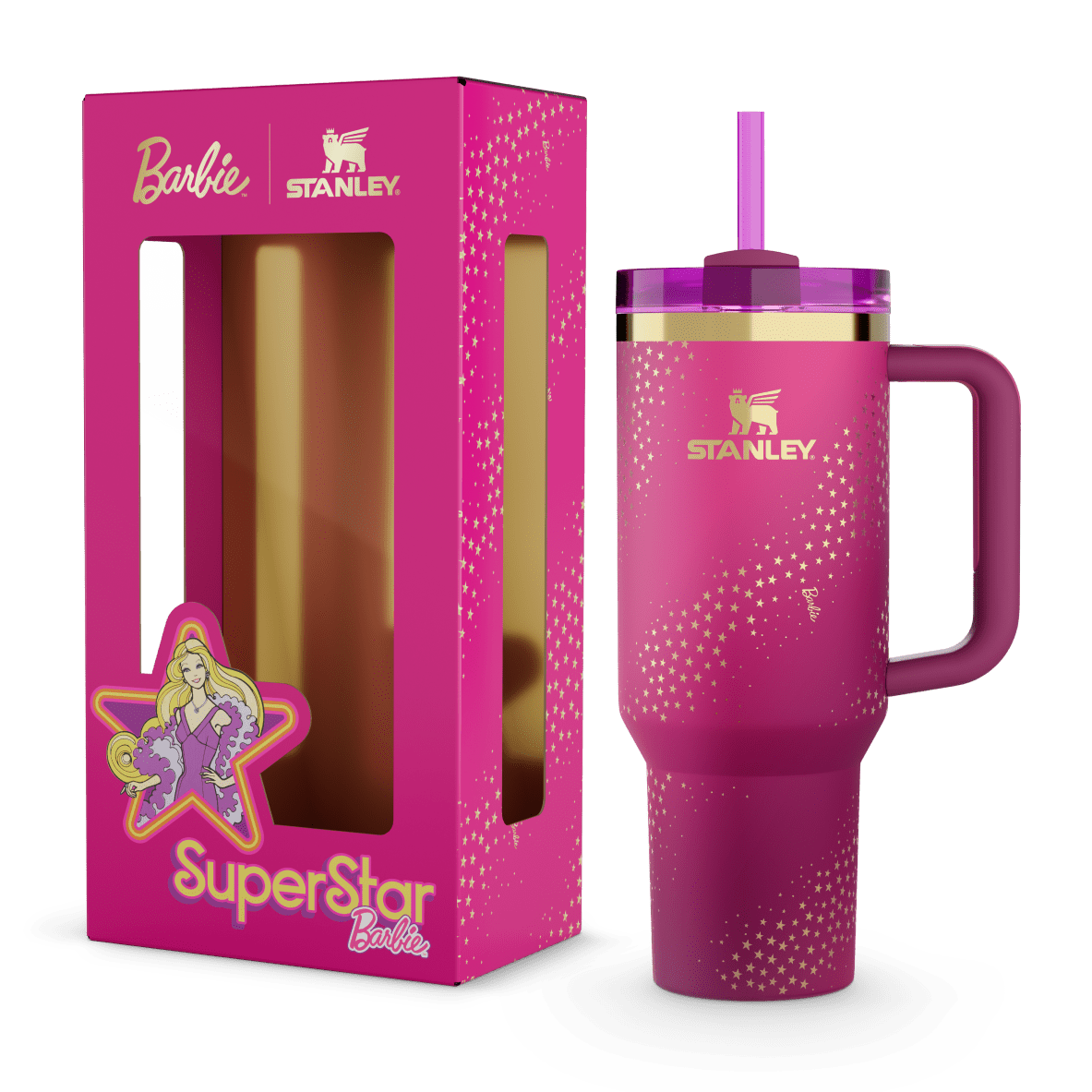 Stanley x Barbie Sparkling Star 40oz Insulated Tumbler