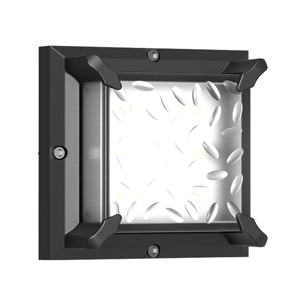 Square black waterproof LED outdoor wall light by BROKLEN – view 4