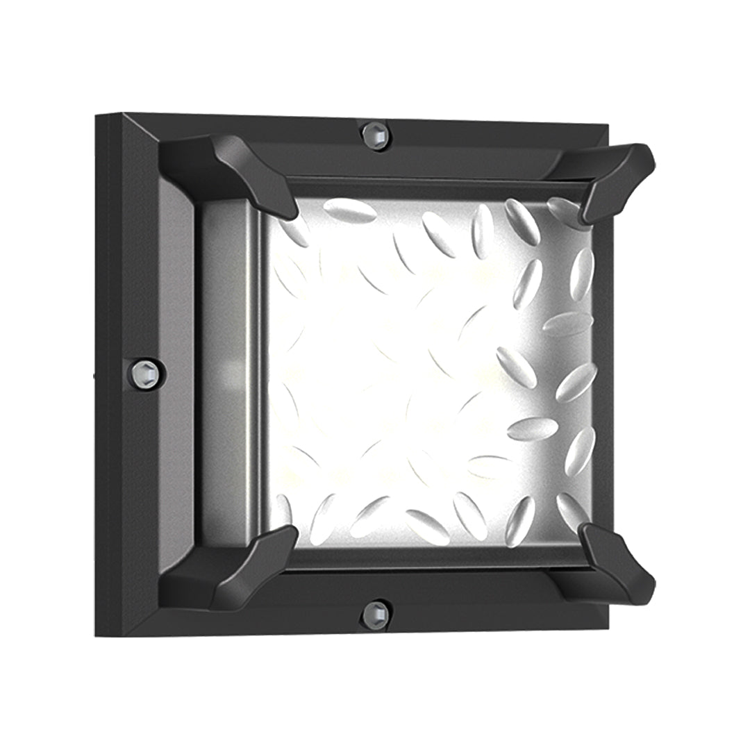 Square black waterproof LED outdoor wall light by BROKLEN – view 4