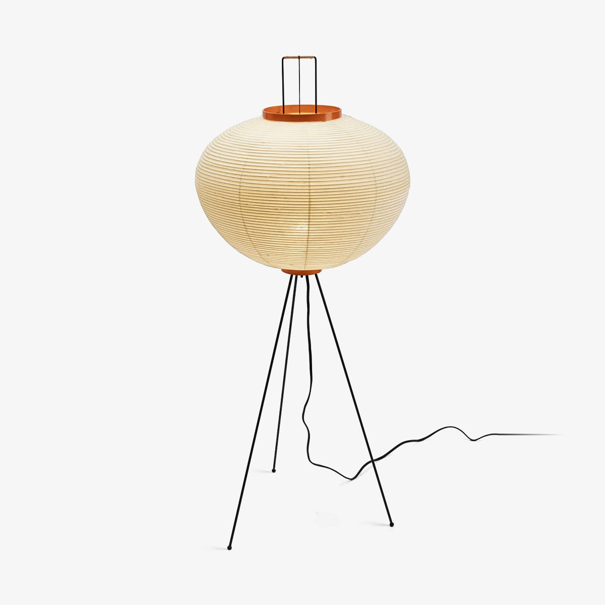 Japanese rice paper floor lamp by BROKLEN – view 4