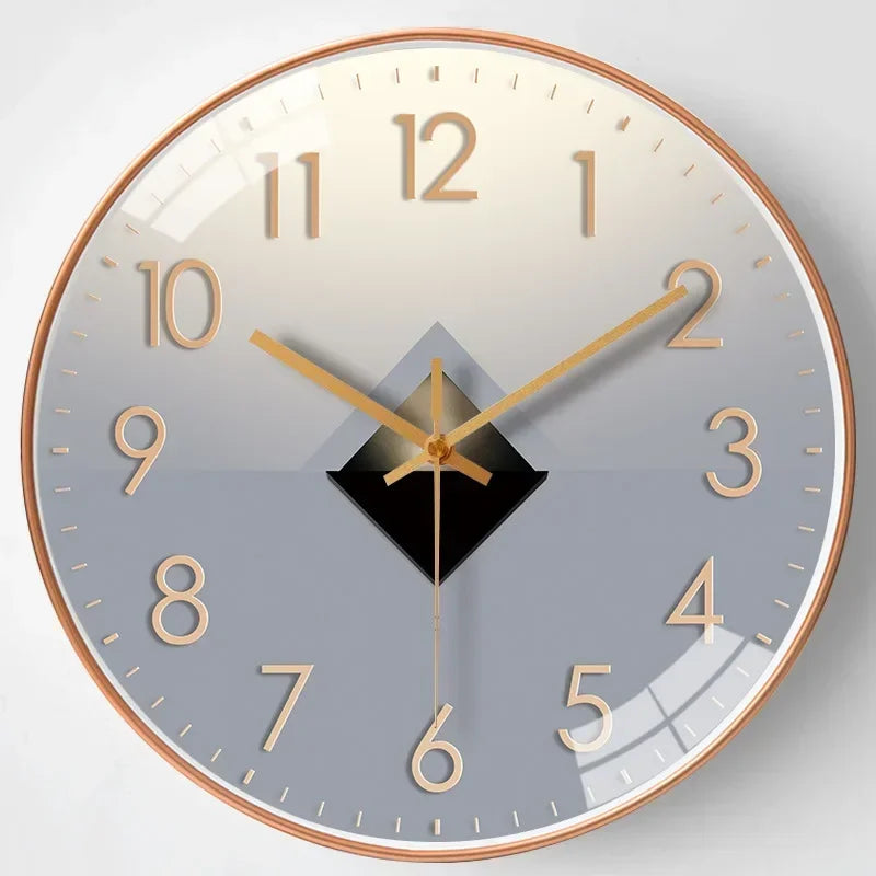 Silent non ticking modern round wall clock by BROKLEN – view 7