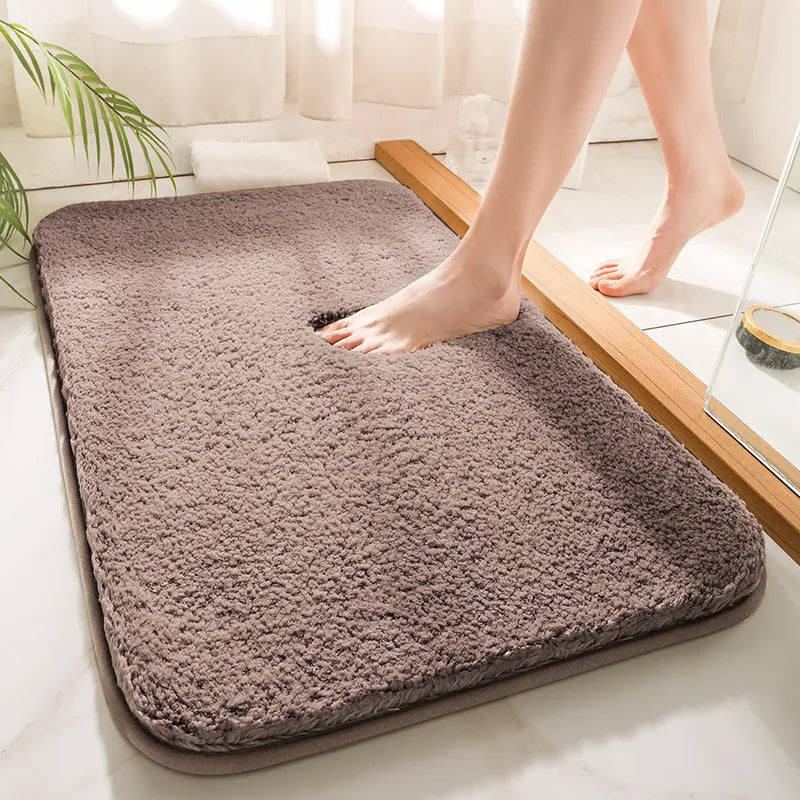 Thick soft microfibre non-slip bath mat by BROKLEN – view 3