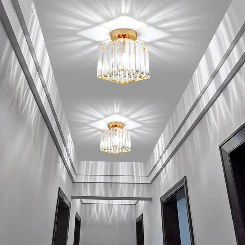 Crystal glass flush mount ceiling light by BROKLEN – view 6