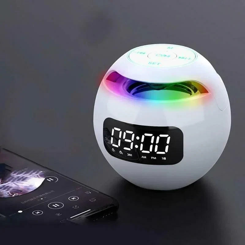 Bluetooth speaker digital alarm clock with RGB light by BROKLEN – view 5