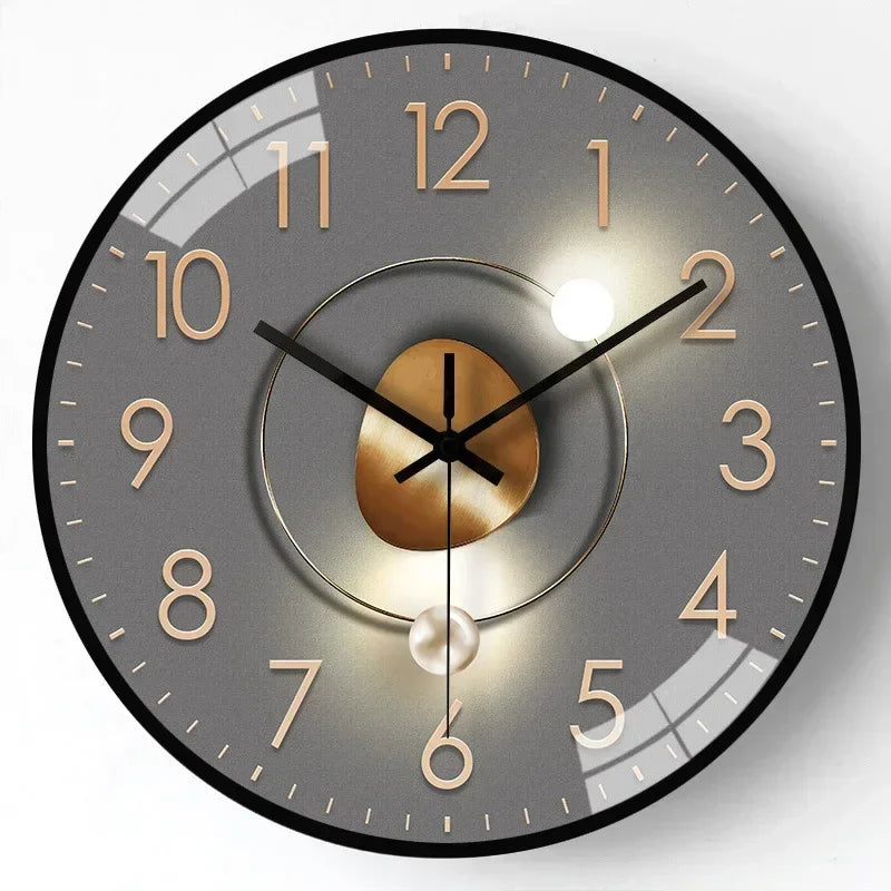 Silent non ticking modern round wall clock by BROKLEN – view 13