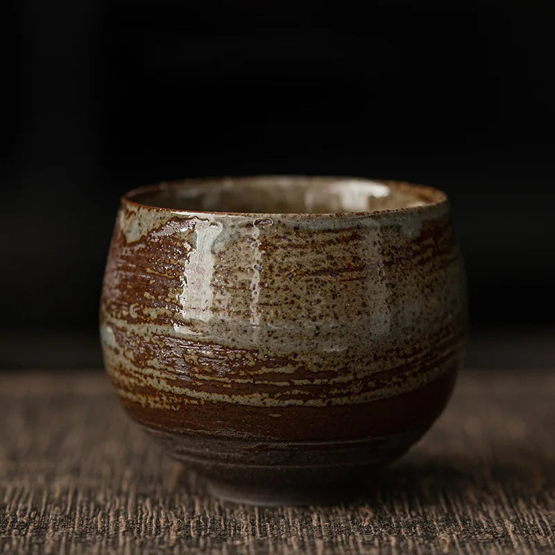 Rustic handmade ceramic stoneware espresso cups by BROKLEN – view 4