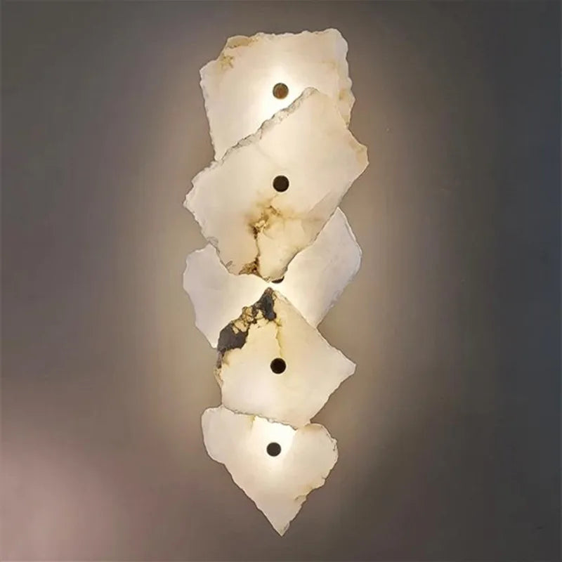 Organic stone shaped LED wall sconce by BROKLEN – view 2