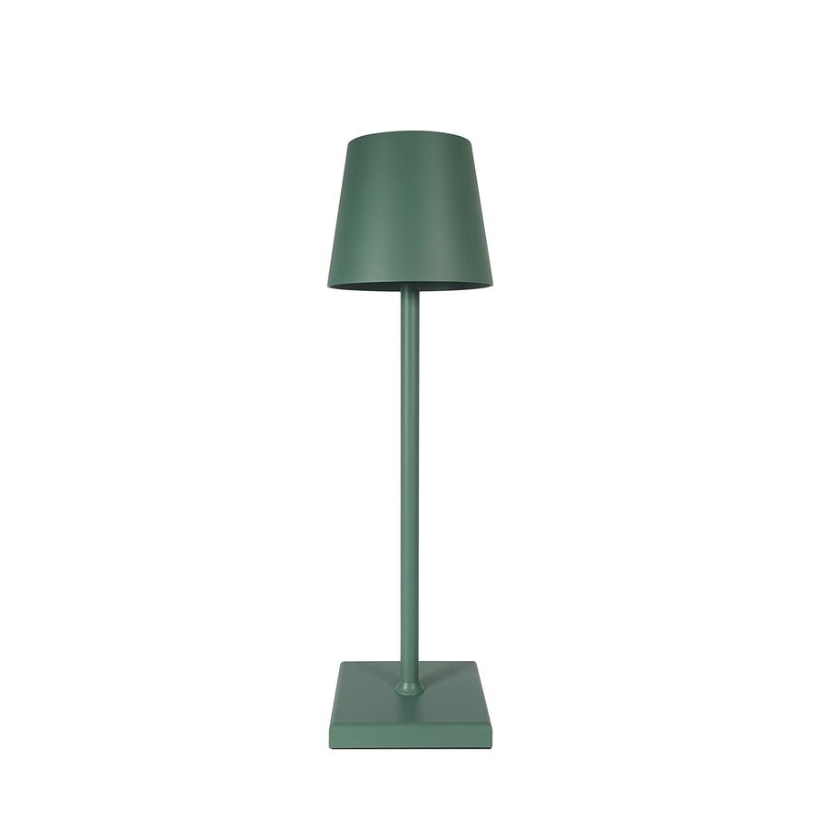 Cordless rechargeable Japandi table lamp in aluminium by BROKLEN – view 11
