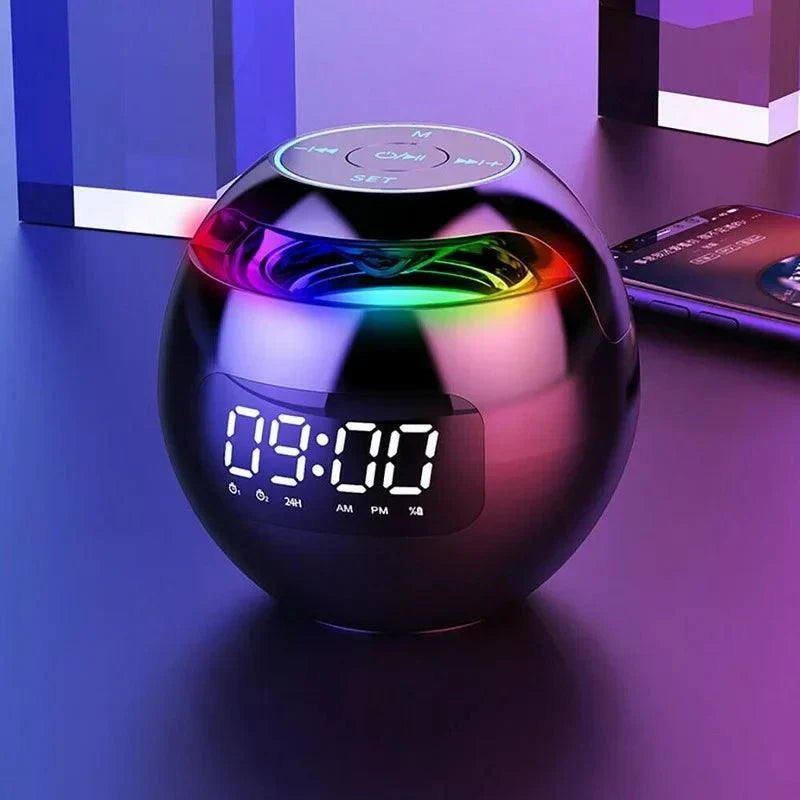 Bluetooth speaker digital alarm clock with RGB light by BROKLEN