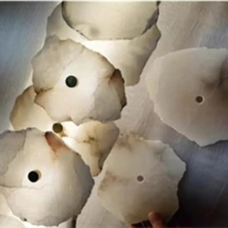 Organic stone shaped LED wall sconce by BROKLEN – view 7