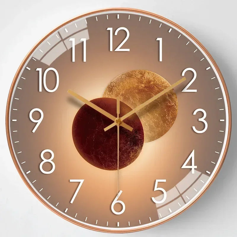 Silent non ticking modern round wall clock by BROKLEN – view 11