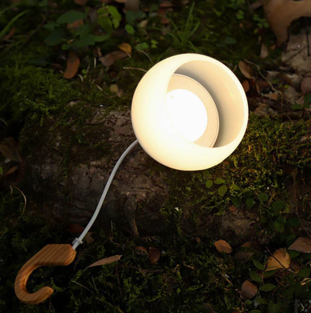 Portable rechargeable LED camping lantern with hanging hook by BROKLEN – view 6