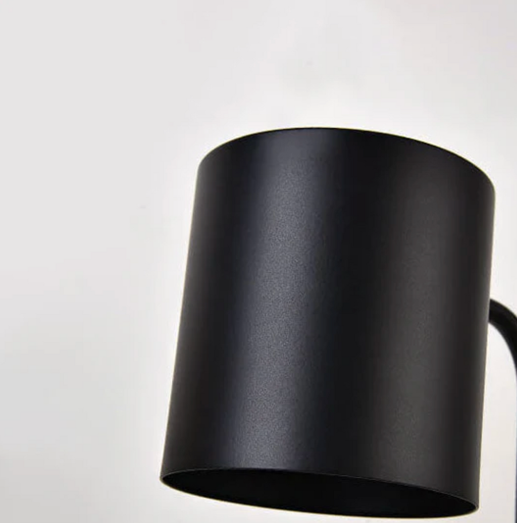 Candle warmer lamp with wooden base and metal shade by BROKLEN – view 7
