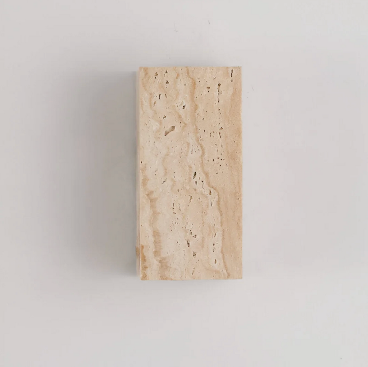 Natural travertine stone up down wall light by BROKLEN – view 14