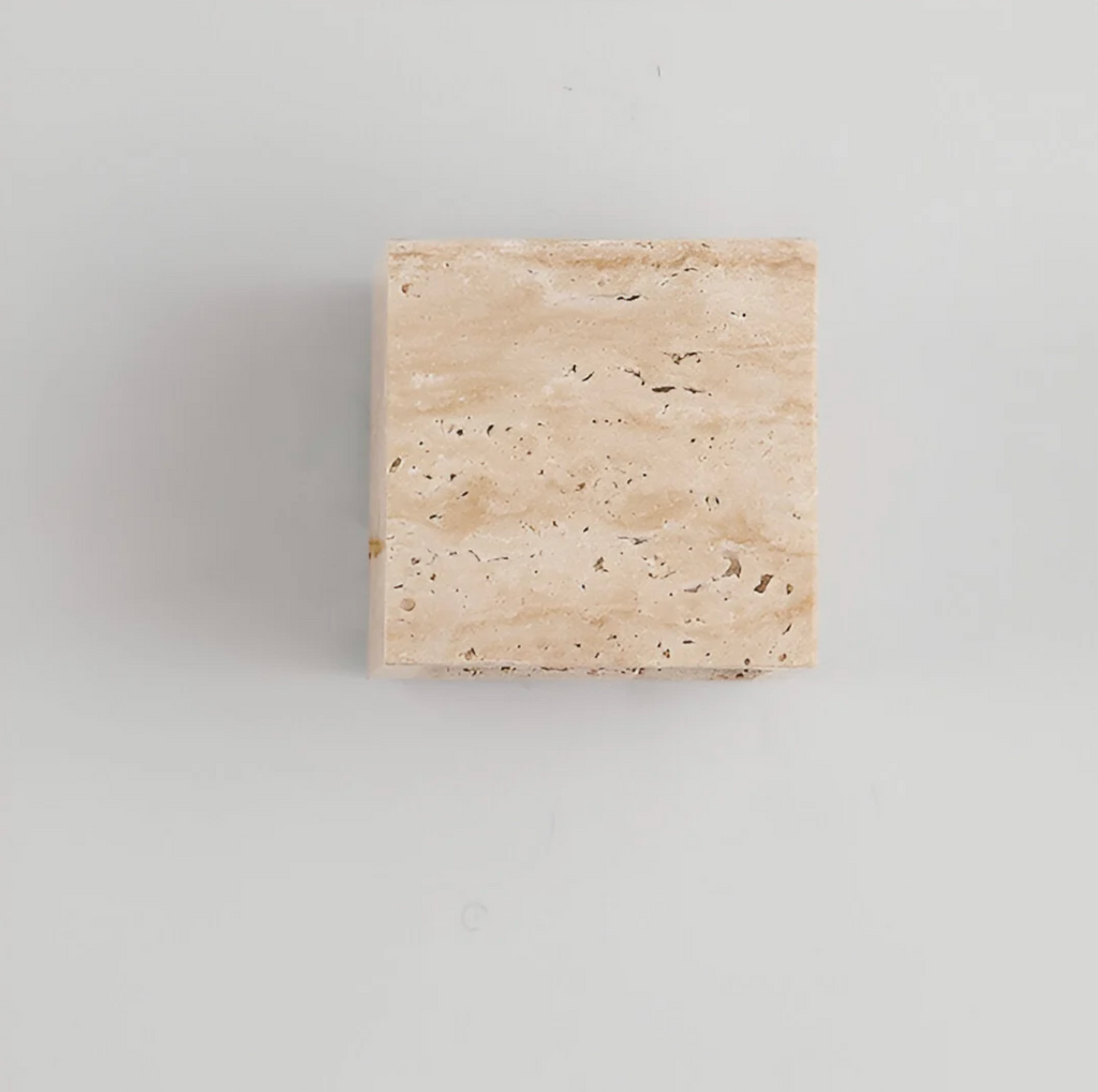 Natural travertine stone up down wall light by BROKLEN – view 15