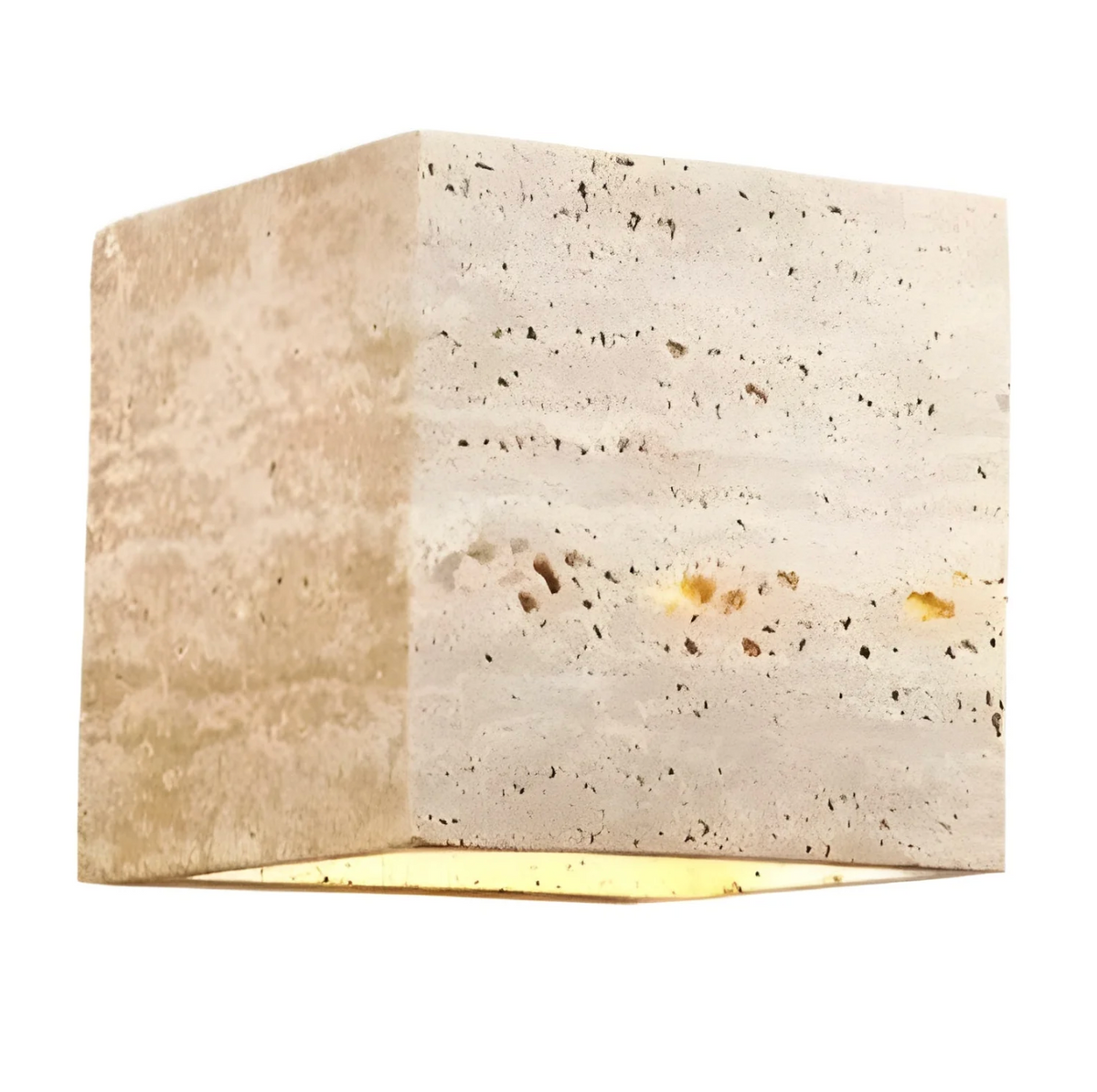 Natural travertine stone up down wall light by BROKLEN – view 25