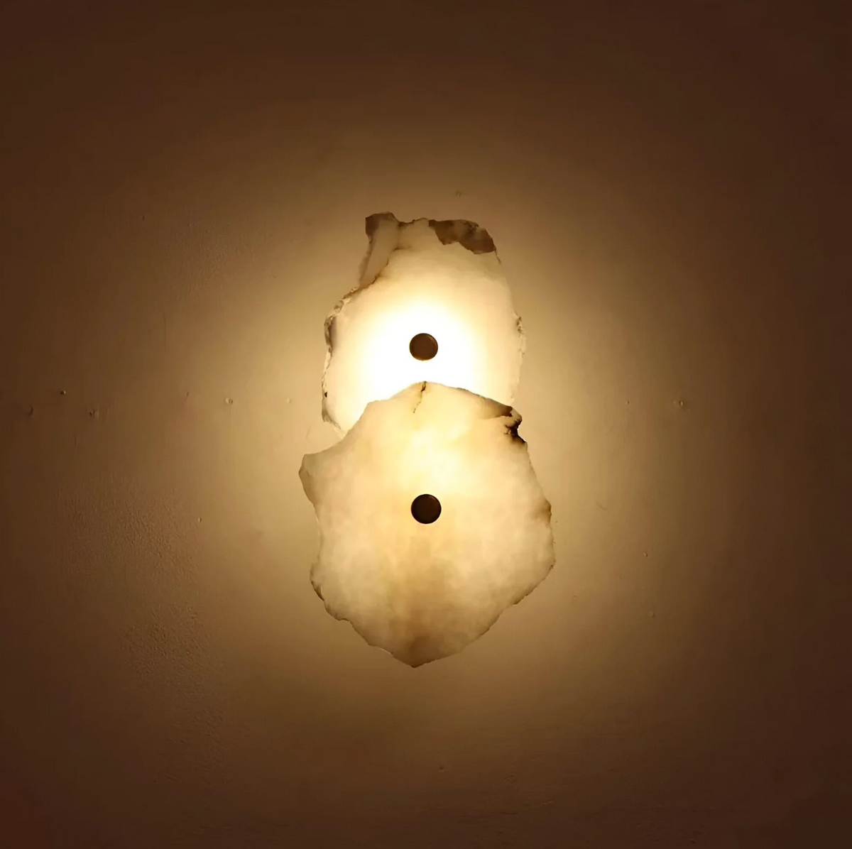 Organic stone shaped LED wall sconce by BROKLEN – view 9