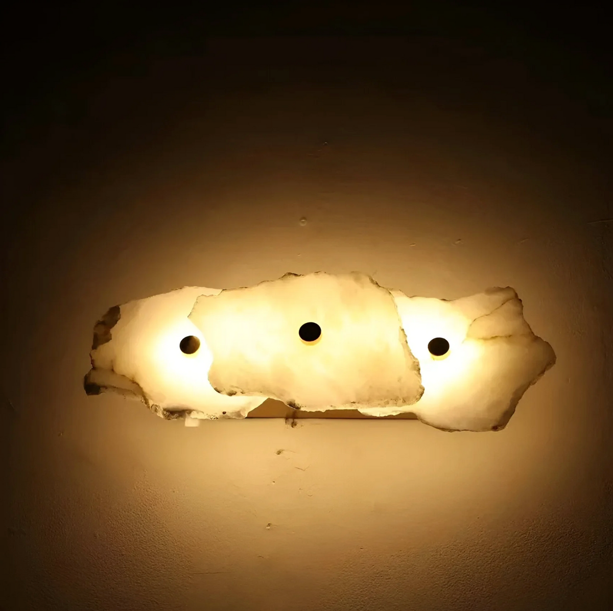 Organic stone shaped LED wall sconce by BROKLEN – view 16