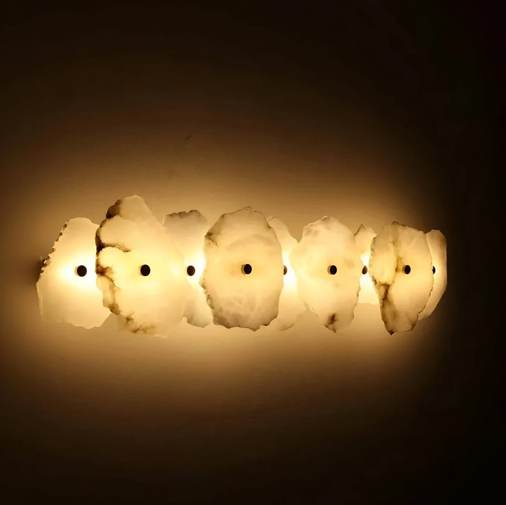 Organic stone shaped LED wall sconce by BROKLEN – view 17