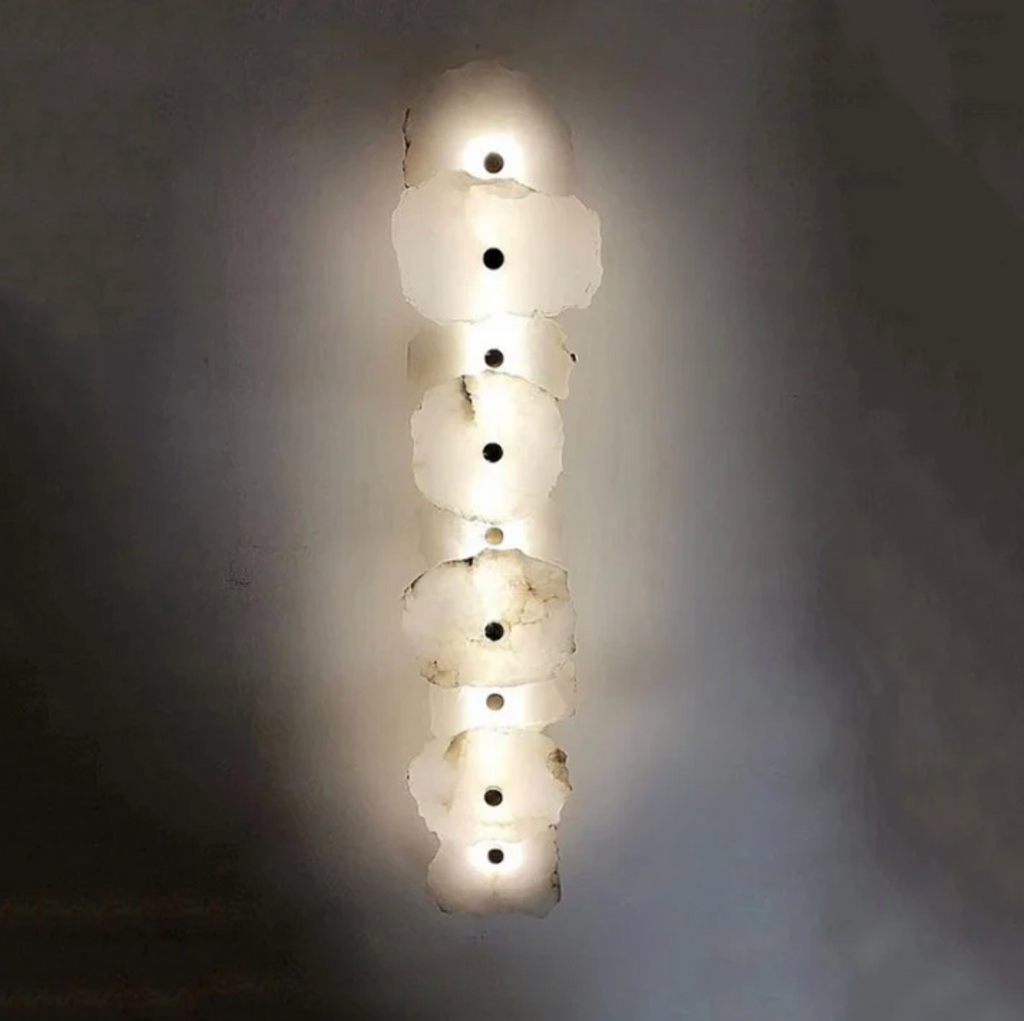 Organic stone shaped LED wall sconce by BROKLEN – view 20