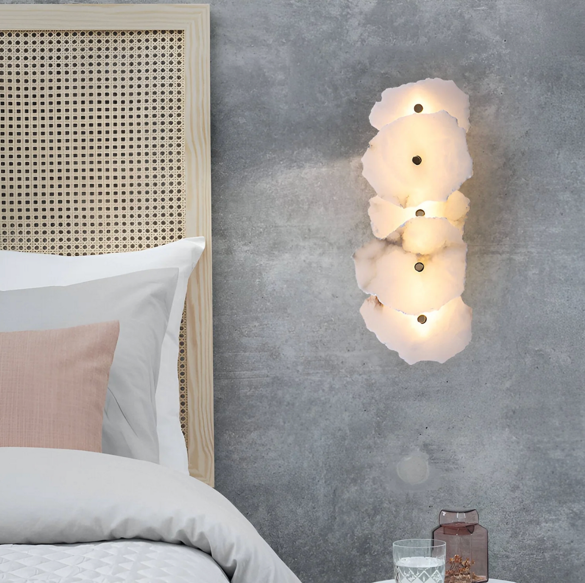 Organic stone shaped LED wall sconce by BROKLEN – view 25