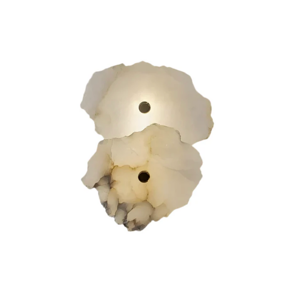 Organic stone shaped LED wall sconce by BROKLEN – view 11