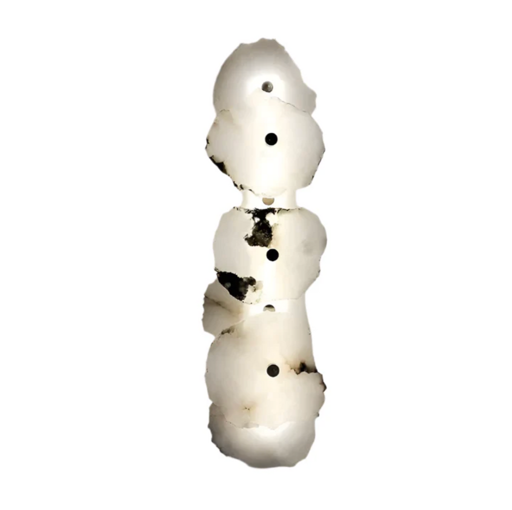 Organic stone shaped LED wall sconce by BROKLEN – view 15