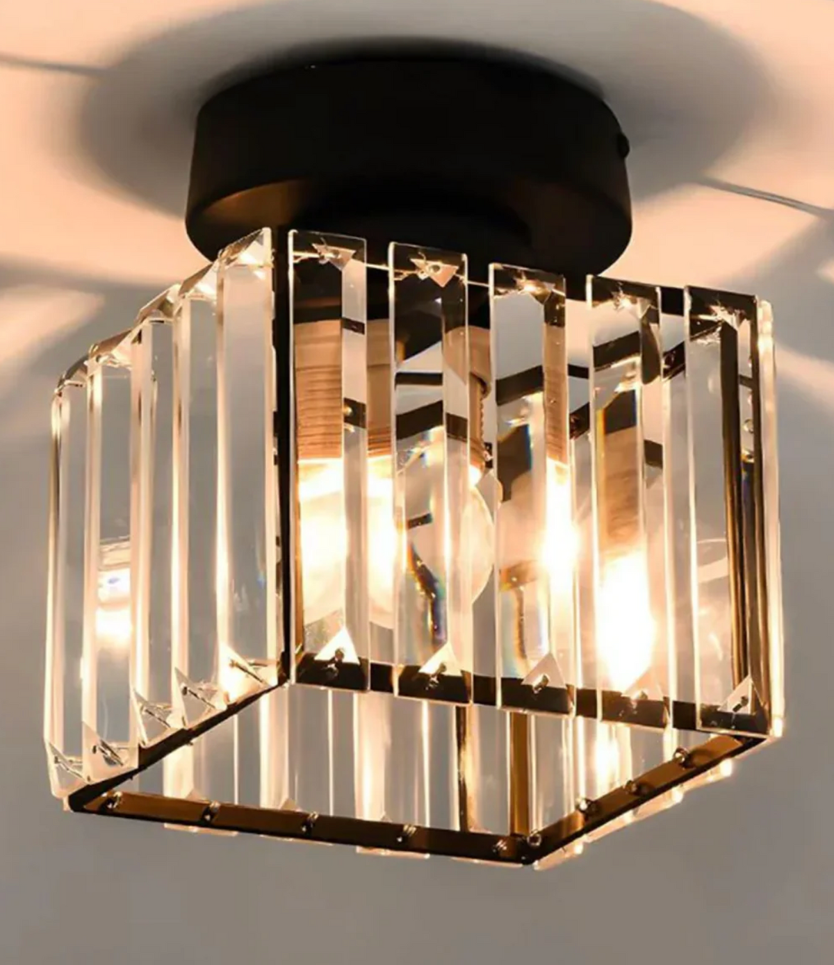 Crystal glass flush mount ceiling light by BROKLEN – view 11
