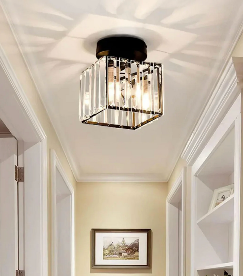 Crystal glass flush mount ceiling light by BROKLEN – view 12