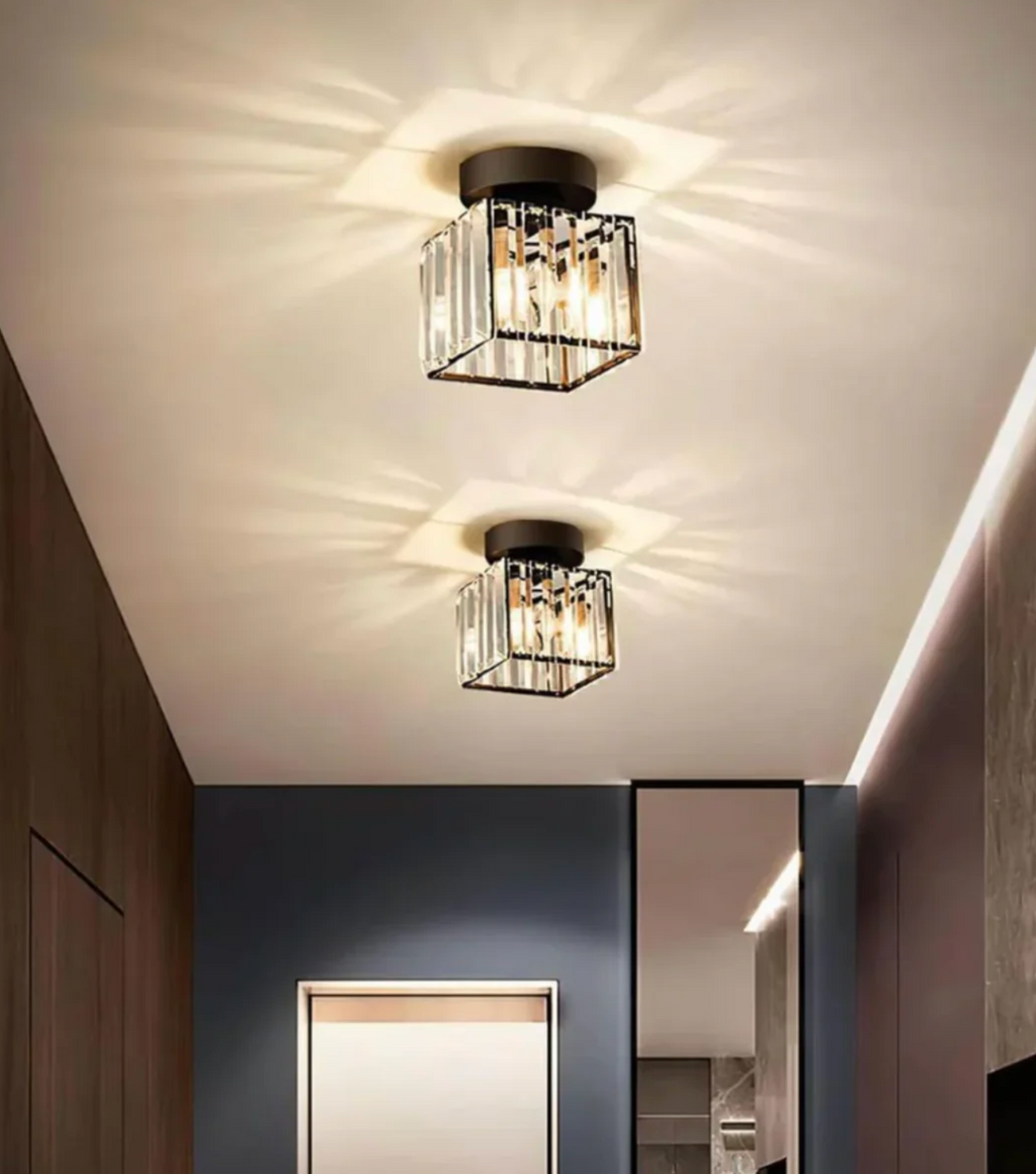 Crystal glass flush mount ceiling light by BROKLEN – view 13