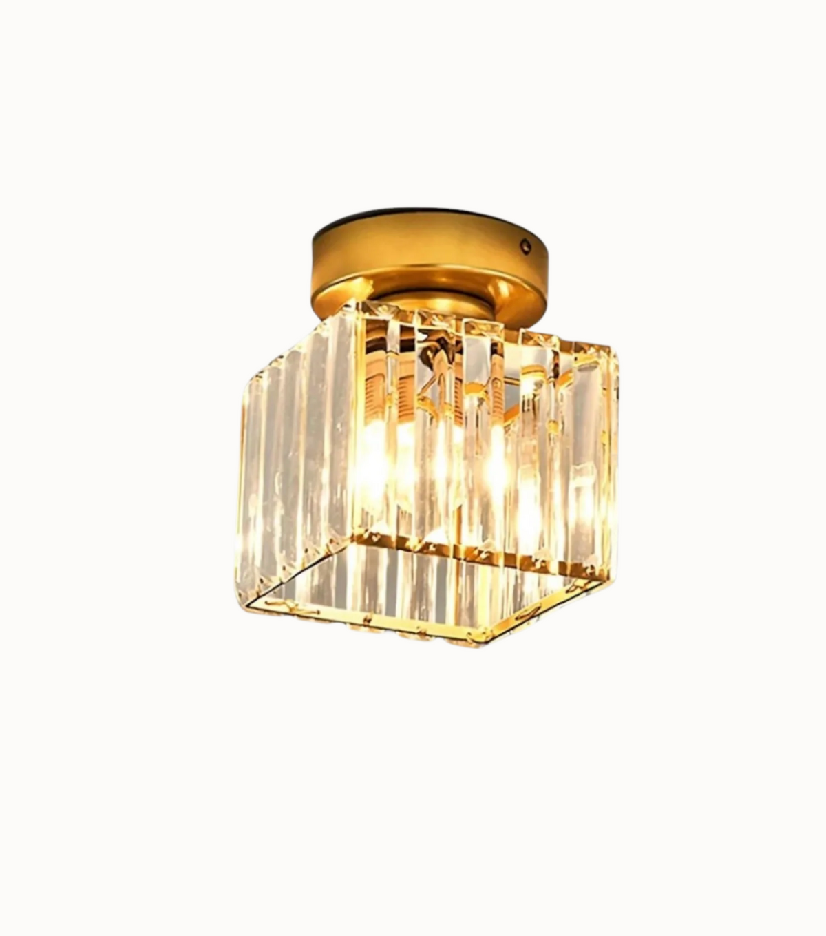 Crystal glass flush mount ceiling light by BROKLEN – view 8