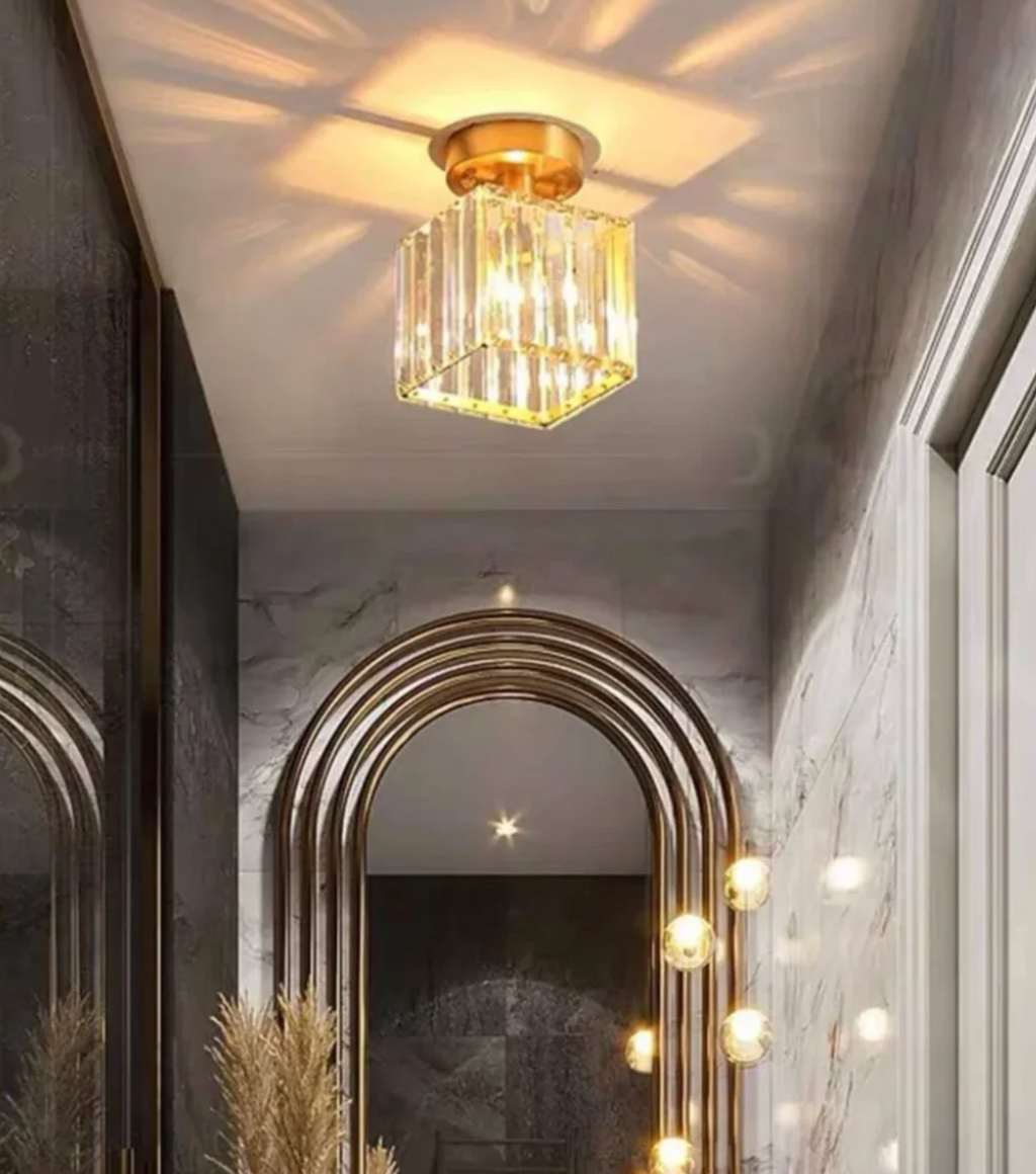 Crystal glass flush mount ceiling light by BROKLEN – view 17