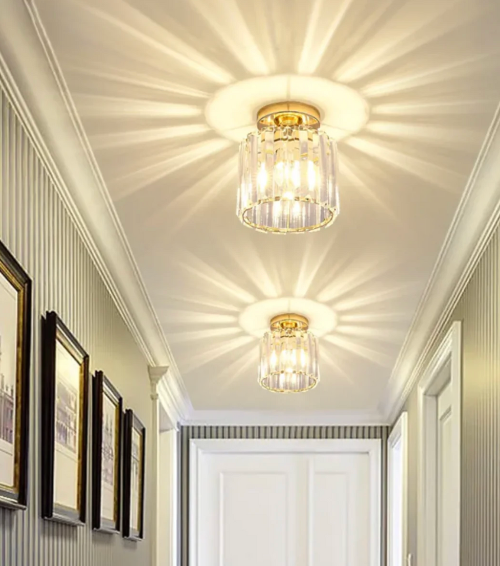 Crystal glass flush mount ceiling light by BROKLEN – view 24