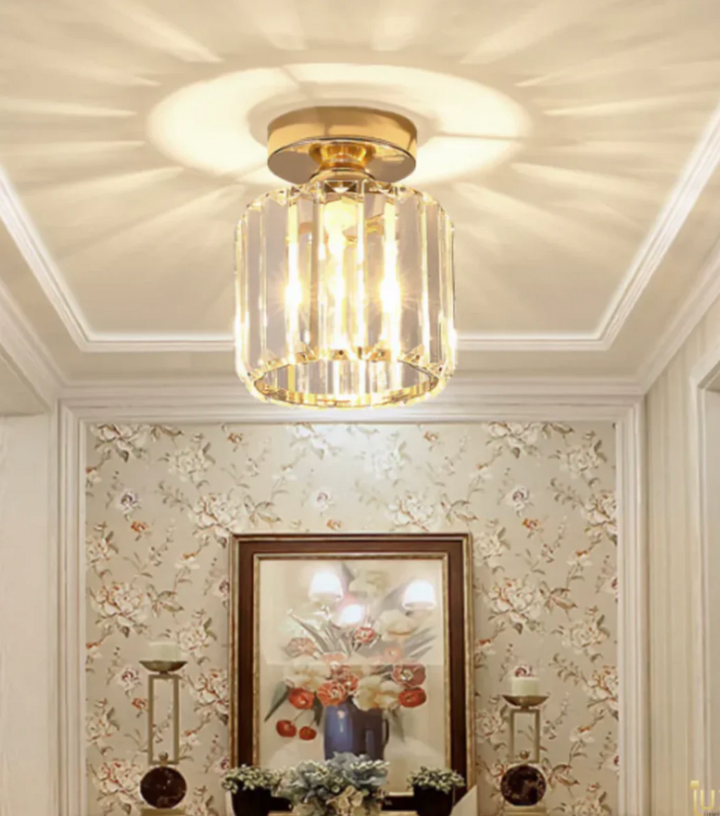 Crystal glass flush mount ceiling light by BROKLEN – view 25