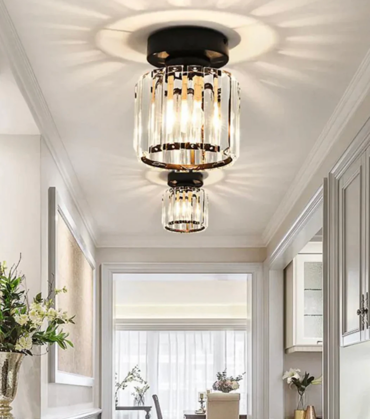 Crystal glass flush mount ceiling light by BROKLEN – view 33
