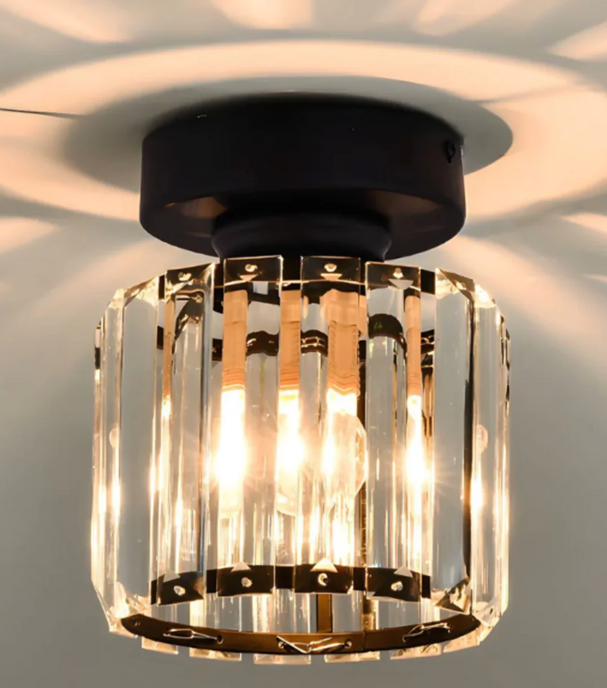 Crystal glass flush mount ceiling light by BROKLEN – view 36