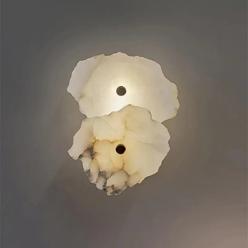 Organic stone shaped LED wall sconce by BROKLEN – view 4