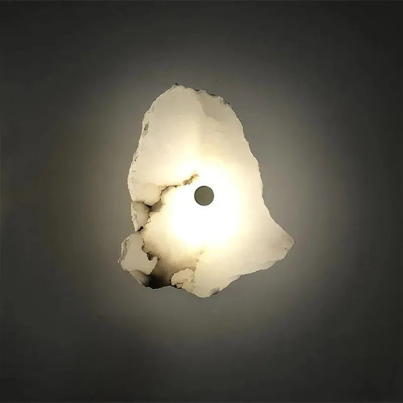 Organic stone shaped LED wall sconce by BROKLEN – view 6