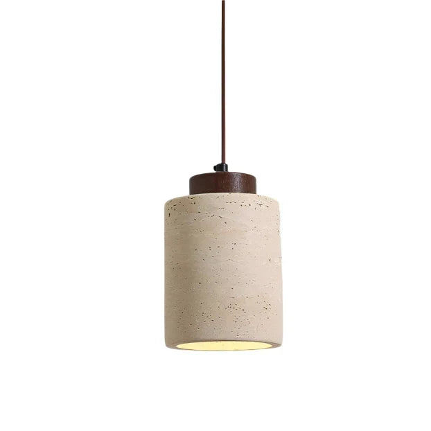 Minimalist Nordic travertine pendant light by BROKLEN – view 3