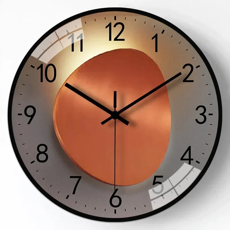 Silent non ticking modern round wall clock by BROKLEN – view 10