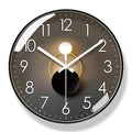Modern round acrylic decorative wall clock by BROKLEN – view 2