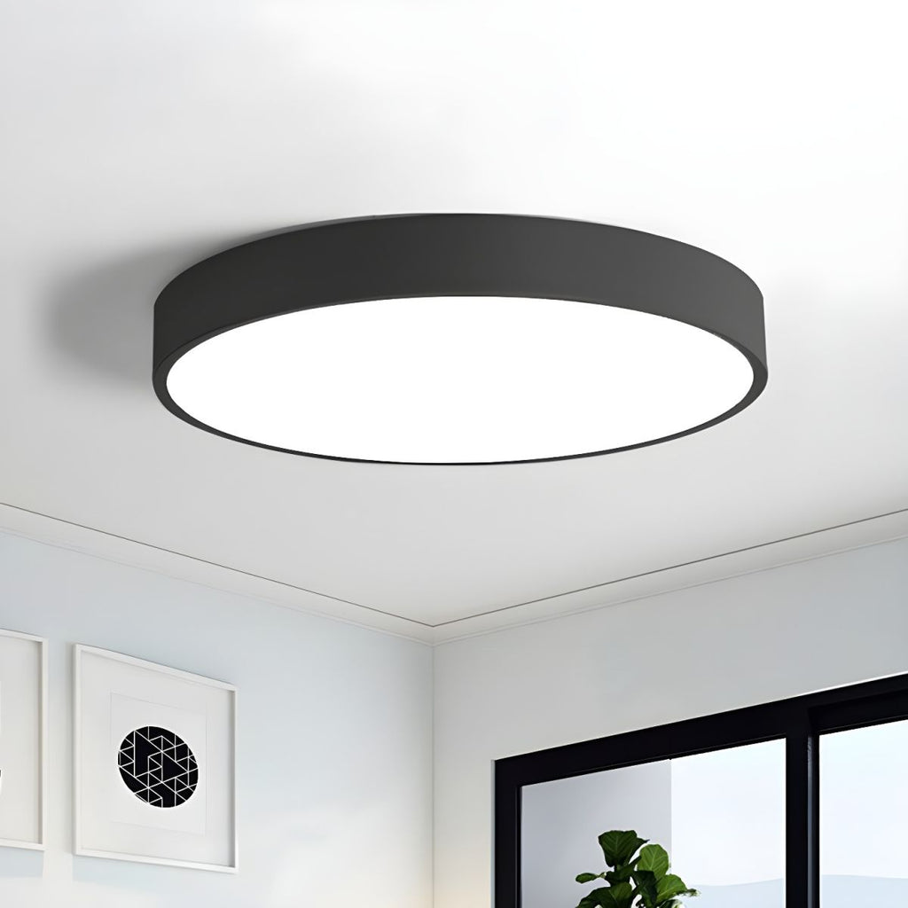 Slim Nordic LED flush mount ceiling light by BROKLEN