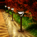 Solar pathway light with decorative pattern projection by BROKLEN
