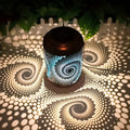 Solar garden light with spiral projection design by BROKLEN