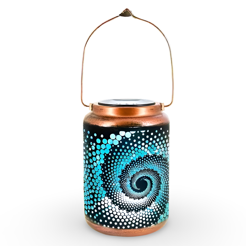 Solar garden light with spiral projection design by BROKLEN – view 7